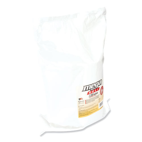2XL Gym Wipes Mega Roll Refill, 8 X 8, White, 1200-roll, 2 Rolls-carton freeshipping - TVN Wholesale