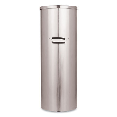 2XL Standing Stainless Wipes Dispener, 12 X 12 X 36, Cylindrical, 5 Gal, Stainless Steel freeshipping - TVN Wholesale