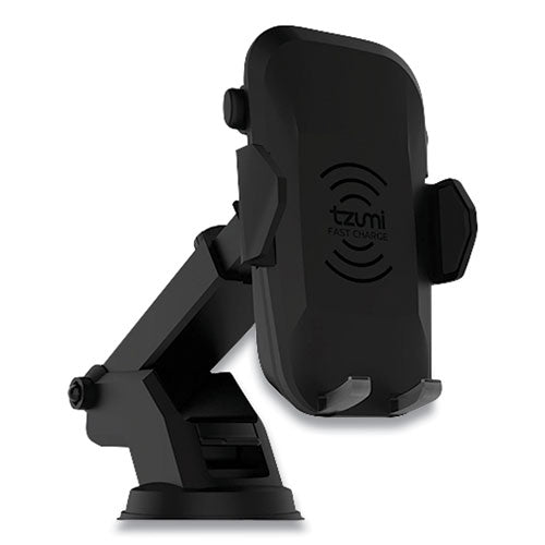 Tzumi Wireless Charging Auto Dashboard Mount, Qi Wireless Charging, Black freeshipping - TVN Wholesale