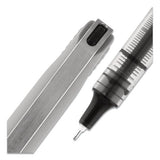 uni-ball® Vision Needle Roller Ball Pen, Stick, Fine 0.7 Mm, Black Ink, Silver Barrel, Dozen freeshipping - TVN Wholesale