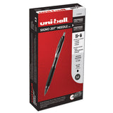 uni-ball® Signo 207 Needle Point Gel Pen, Retractable, Medium 0.7 Mm, Black Ink, Black Barrel, Dozen freeshipping - TVN Wholesale