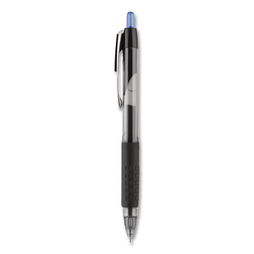 uni-ball® Signo 207 Needle Point Gel Pen, Retractable, Medium 0.7 Mm, Blue Ink, Black Barrel, Dozen freeshipping - TVN Wholesale