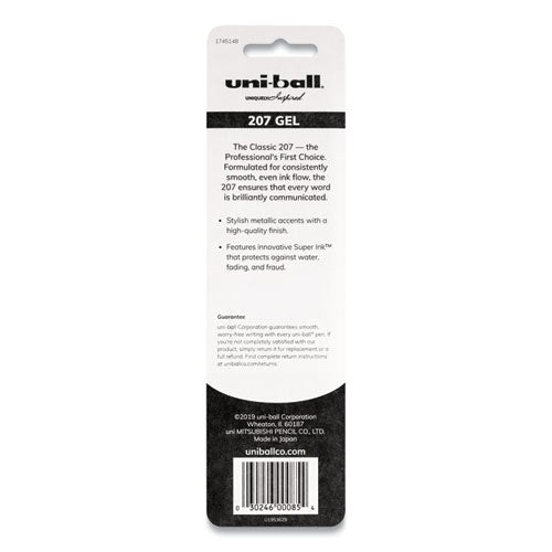 uni-ball® Signo 207 Gel Pen, Retractable, Medium 0.7 Mm, Black Ink, Pink Barrel, 2-pack freeshipping - TVN Wholesale