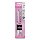 uni-ball® Signo 207 Gel Pen, Retractable, Medium 0.7 Mm, Black Ink, Pink Barrel, 2-pack freeshipping - TVN Wholesale