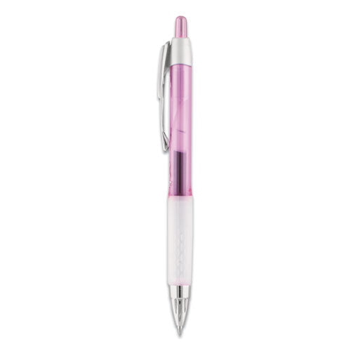 uni-ball® Signo 207 Gel Pen, Retractable, Medium 0.7 Mm, Black Ink, Pink Barrel, 2-pack freeshipping - TVN Wholesale