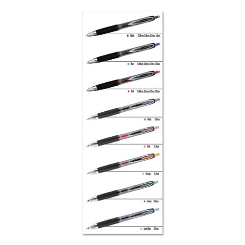 uni-ball® Signo 207 Gel Pen, Retractable, Medium 0.7 Mm, Black Ink, Translucent Black Barrel, 8-pack freeshipping - TVN Wholesale