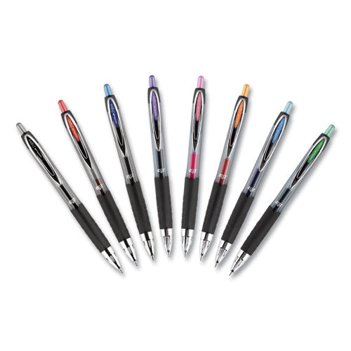 uni-ball® Signo 207 Gel Pen, Retractable, Medium 0.7 Mm, Black Ink, Translucent Black Barrel, 8-pack freeshipping - TVN Wholesale