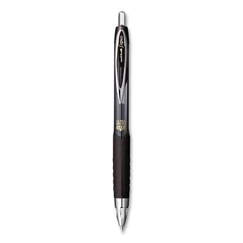 uni-ball® 207 Signo Gel Ultra Micro Gel Pen, Retractable, Extra-fine 0.38 Mm, Black Ink, Smoke Barrel freeshipping - TVN Wholesale