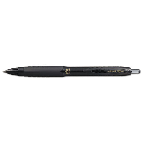 uni-ball® 307 Gel Pen, Retractable, Micro 0.5 Mm, Black Ink, Black Barrel, Dozen freeshipping - TVN Wholesale