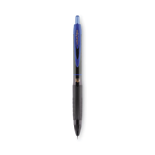 uni-ball® 307 Gel Pen, Retractable, Micro 0.5 Mm, Blue Ink, Black Barrel, Dozen freeshipping - TVN Wholesale