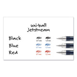 uni-ball® Jetstream Stick Ballpoint Pen, Bold 1 Mm, Blue Ink, Black Barrel freeshipping - TVN Wholesale