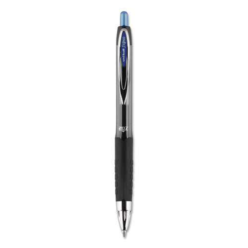 uni-ball® Signo 207 Gel Pen, Retractable, Medium 0.7 Mm, Blue Ink, Smoke-black-blue Barrel, Dozen freeshipping - TVN Wholesale