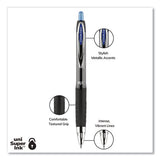 uni-ball® Signo 207 Gel Pen, Retractable, Medium 0.7 Mm, Blue Ink, Smoke-black-blue Barrel, Dozen freeshipping - TVN Wholesale