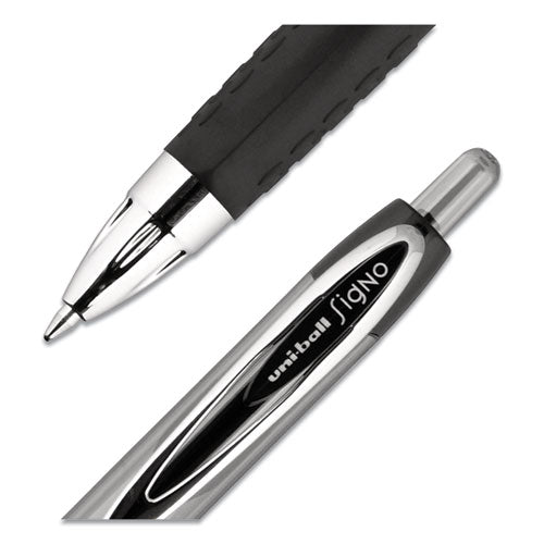 uni-ball® Signo 207 Gel Pen, Retractable, Medium 0.7 Mm, Black Ink, Translucent Black Barrel, 4-pack freeshipping - TVN Wholesale