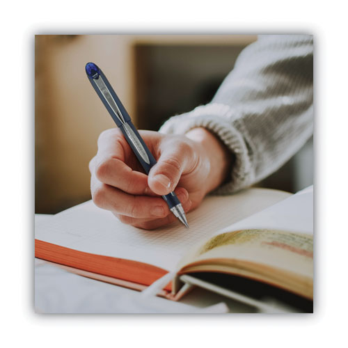 uni-ball® Jetstream Ballpoint Pen, Stick, Fine 0.7 Mm, Blue Ink, Blue Barrel freeshipping - TVN Wholesale