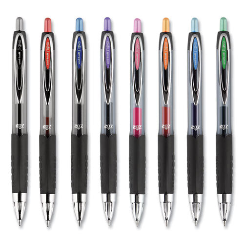 uni-ball® Signo 207 Gel Pen, Retractable, Medium 0.7 Mm, Blue Ink, Translucent Blue Barrel, 4-pack freeshipping - TVN Wholesale