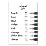 uni-ball® Signo 207 Gel Pen, Retractable, Medium 0.7 Mm, Blue Ink, Translucent Blue Barrel, 4-pack freeshipping - TVN Wholesale
