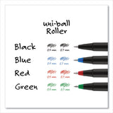 uni-ball® Roller Ball Pen, Stick, Micro 0.5 Mm, Green Ink, Black Matte Barrel, Dozen freeshipping - TVN Wholesale