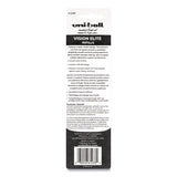 uni-ball® Refill For Vision Elite Roller Ball Pens, Bold Conical Tip, Black Ink, 2-pack freeshipping - TVN Wholesale