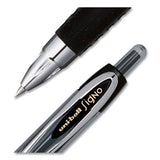 uni-ball® Signo 207 Gel Pen, Retractable, Micro 0.5 Mm, Black Ink, Smoke-black Barrel, Dozen freeshipping - TVN Wholesale