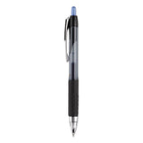 uni-ball® Signo 207 Gel Pen, Retractable, Micro 0.5 Mm, Blue Ink, Smoke-black-blue Barrel, Dozen freeshipping - TVN Wholesale