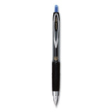 uni-ball® Signo 207 Gel Pen, Retractable, Micro 0.5 Mm, Blue Ink, Smoke-black-blue Barrel, Dozen freeshipping - TVN Wholesale