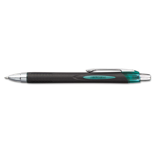 uni-ball® Jetstream Retractable Ballpoint Pen, Fine 0.7 Mm, Black Ink, Blue Barrel freeshipping - TVN Wholesale