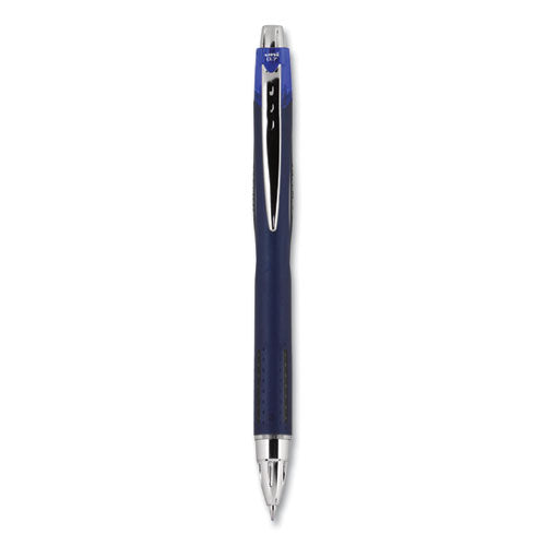 uni-ball® Jetstream Retractable Ballpoint Pen, Fine 0.7 Mm, Blue Ink, Blue Barrel freeshipping - TVN Wholesale