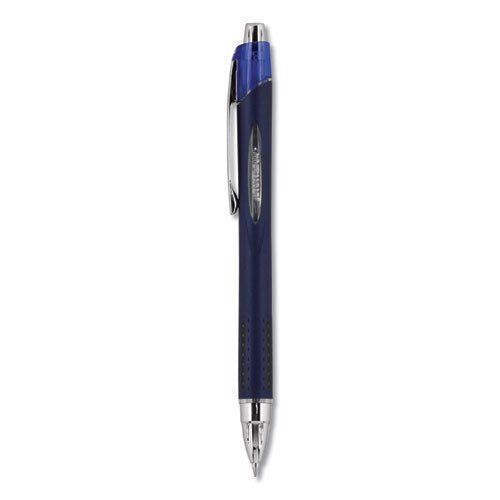 uni-ball® Jetstream Retractable Ballpoint Pen, Fine 0.7 Mm, Blue Ink, Blue Barrel freeshipping - TVN Wholesale