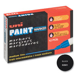 uni®-Paint Permanent Marker, Medium Bullet Tip, Black freeshipping - TVN Wholesale