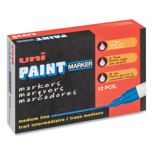 uni®-Paint Permanent Marker, Medium Bullet Tip, Green freeshipping - TVN Wholesale