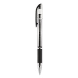 uni-ball® Signo Grip Gel Pen, Stick, Medium 0.7 Mm, Black Ink, Silver-black Barrel, Dozen freeshipping - TVN Wholesale