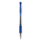 uni-ball® Signo Grip Gel Pen, Stick, Medium 0.7 Mm, Blue Ink, Silver-blue Barrel, Dozen freeshipping - TVN Wholesale