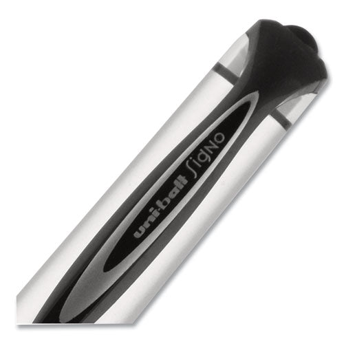 uni-ball® 207 Impact Gel Pen, Stick, Bold 1 Mm, Black Ink, Silver-black Barrel freeshipping - TVN Wholesale