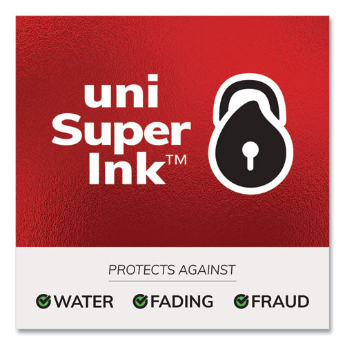uni-ball® 207 Impact Gel Pen, Stick, Bold 1 Mm, Black Ink, Silver-black Barrel freeshipping - TVN Wholesale