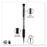 uni-ball® 207 Impact Gel Pen, Stick, Bold 1 Mm, Black Ink, Silver-black Barrel freeshipping - TVN Wholesale