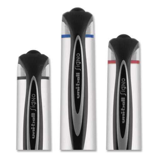 uni-ball® 207 Impact Gel Pen, Stick, Bold 1 Mm, Black Ink, Silver-black Barrel freeshipping - TVN Wholesale