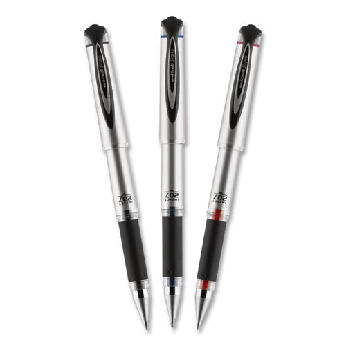 uni-ball® 207 Impact Gel Pen, Stick, Bold 1 Mm, Black Ink, Silver-black Barrel freeshipping - TVN Wholesale