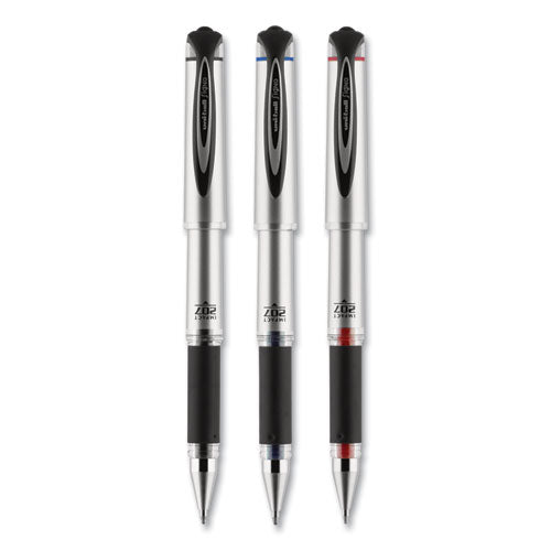 uni-ball® 207 Impact Gel Pen, Stick, Bold 1 Mm, Black Ink, Silver-black Barrel freeshipping - TVN Wholesale