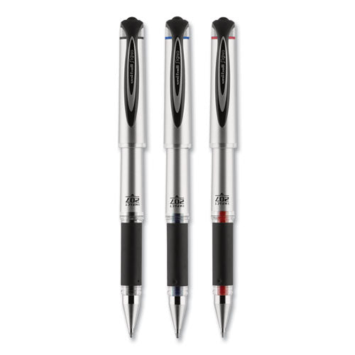 uni-ball® 207 Impact Gel Pen, Stick, Bold 1 Mm, Blue Ink, Black Barrel freeshipping - TVN Wholesale