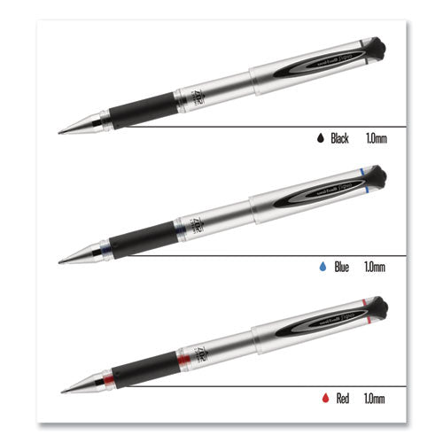 uni-ball® 207 Impact Gel Pen, Stick, Bold 1 Mm, Blue Ink, Black Barrel freeshipping - TVN Wholesale