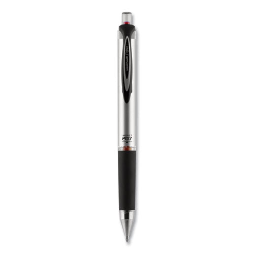 uni-ball® 207 Impact Gel Pen, Retractable, Bold 1 Mm, Red Ink, Black-red Barrel freeshipping - TVN Wholesale