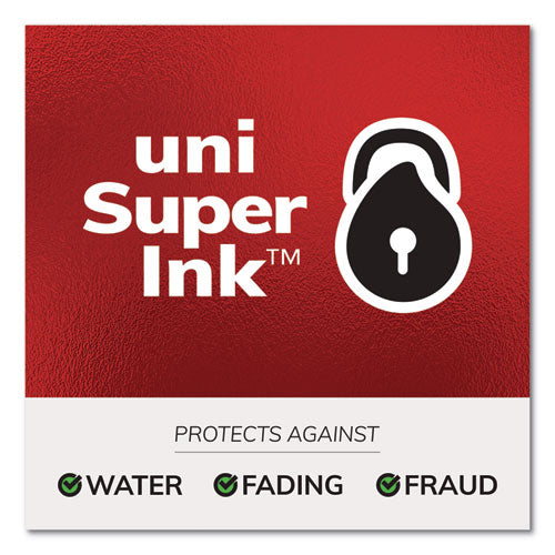 uni-ball® 207 Impact Gel Pen, Retractable, Bold 1 Mm, Red Ink, Black-red Barrel freeshipping - TVN Wholesale