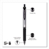 uni-ball® Signo Gel Pen, Retractable, Medium 0.7 Mm, Black Ink, Black-metallic Accents Barrel, Dozen freeshipping - TVN Wholesale