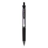 uni-ball® Signo Gel Pen, Retractable, Medium 0.7 Mm, Black Ink, Black-metallic Accents Barrel, Dozen freeshipping - TVN Wholesale