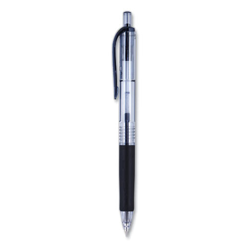 uni-ball® Signo Gel Pen, Retractable, Micro 0.38 Mm, Black Ink, Clear Barrel, Dozen freeshipping - TVN Wholesale