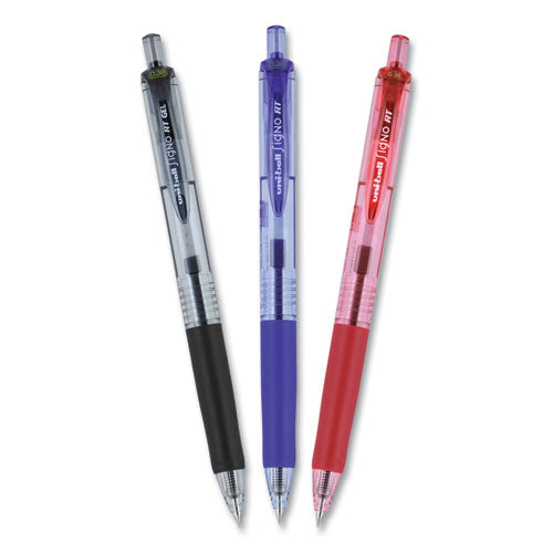 uni-ball® Signo Gel Pen, Retractable, Micro 0.38 Mm, Black Ink, Clear Barrel, Dozen freeshipping - TVN Wholesale
