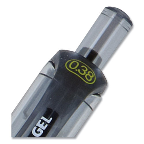 uni-ball® Signo Gel Pen, Retractable, Micro 0.38 Mm, Black Ink, Clear Barrel, Dozen freeshipping - TVN Wholesale