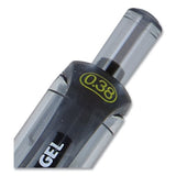 uni-ball® Signo Gel Pen, Retractable, Micro 0.38 Mm, Black Ink, Clear Barrel, Dozen freeshipping - TVN Wholesale