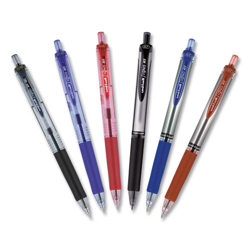 uni-ball® Signo Gel Pen, Retractable, Micro 0.38 Mm, Black Ink, Clear Barrel, Dozen freeshipping - TVN Wholesale